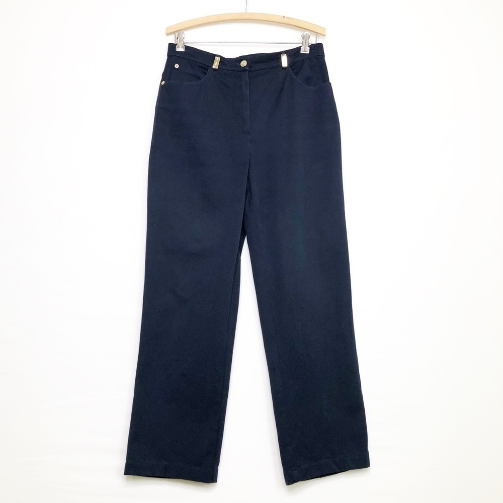 St John sport by Marie Gray Navy blue high rise, jeans - Picture 10 of 11